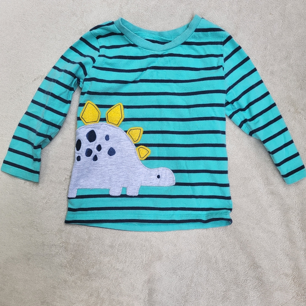 🚨3/$10 Striped Dinosaur Long Sleeved T-Shirt